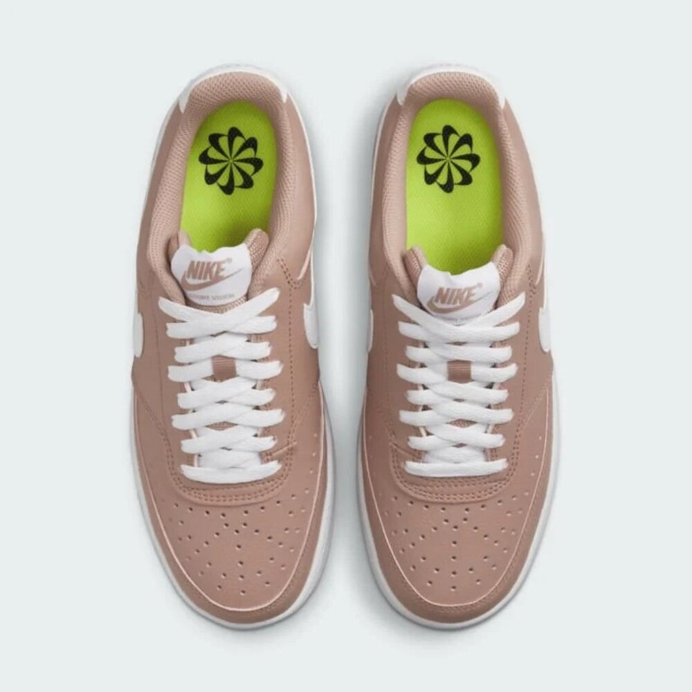 NEW Nike Womens Court Vision Low Next Nature Sneaker (Rose Whisper) - Size 11 - Picture 6 of 7